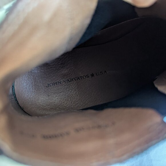 John Varvatos Star USA Men's Waverly Covered Suede Chelsea Boots Coal Grey 11 - Picture 12 of 12